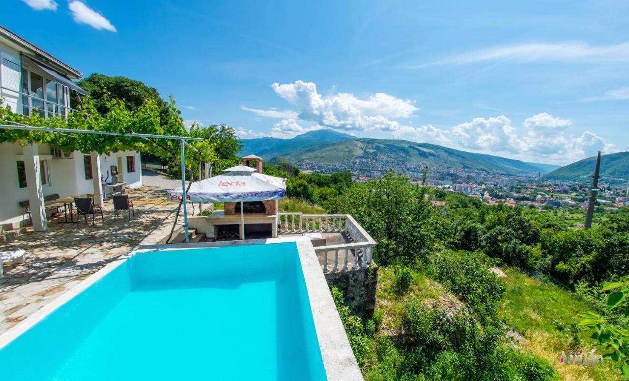 Perfect View Of Mostar - With Swimming Pool Exterior foto